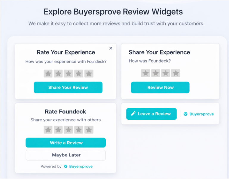 Review Collection Widgets